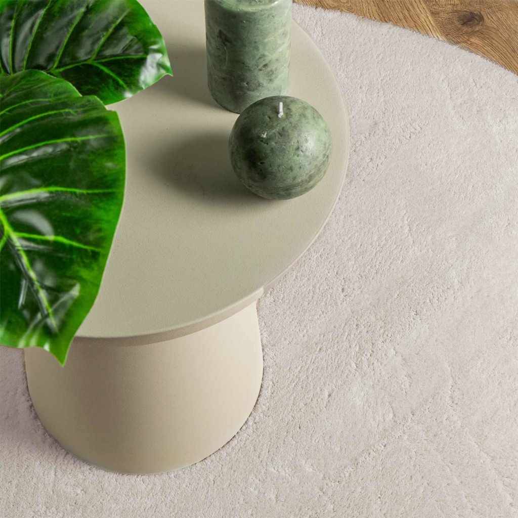 Grand Tapis de Salon Doux en Polyester Lavable en Machine et Antidérapant Couleur Sable 140x200 cm – ComfortXL Outdoor Living - Image 6