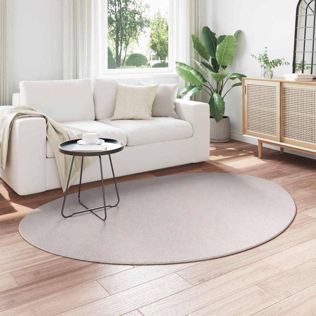 Grand Tapis de Salon Doux en Polyester Lavable en Machine et Antidérapant Couleur Sable 140x200 cm – ComfortXL Outdoor Living - Image 3