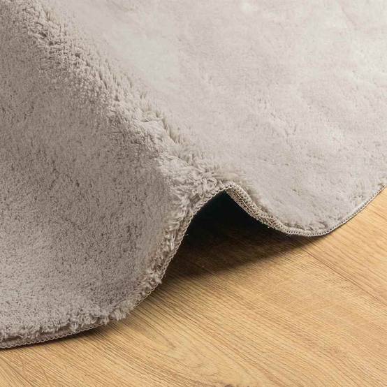 Grand Tapis de Salon Doux en Polyester Lavable en Machine et Antidérapant Couleur Sable 140x200 cm – ComfortXL Outdoor Living - Image 7