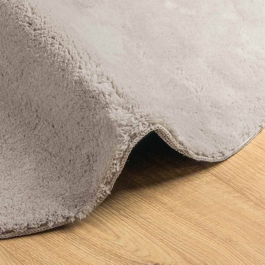 Grand Tapis de Salon Doux en Polyester Lavable en Machine et Antidérapant Couleur Sable 140x200 cm – ComfortXL Outdoor Living - Image 7