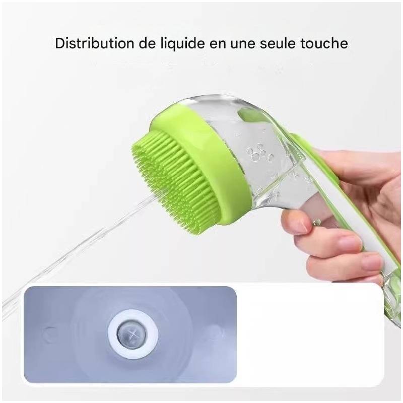 Brosse de toilettage efficace pour chien et chat vert pratique - Lytech - Image 2