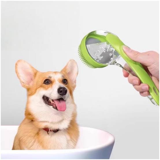 Brosse de toilettage efficace pour chien et chat vert pratique - Lytech - Image 1
