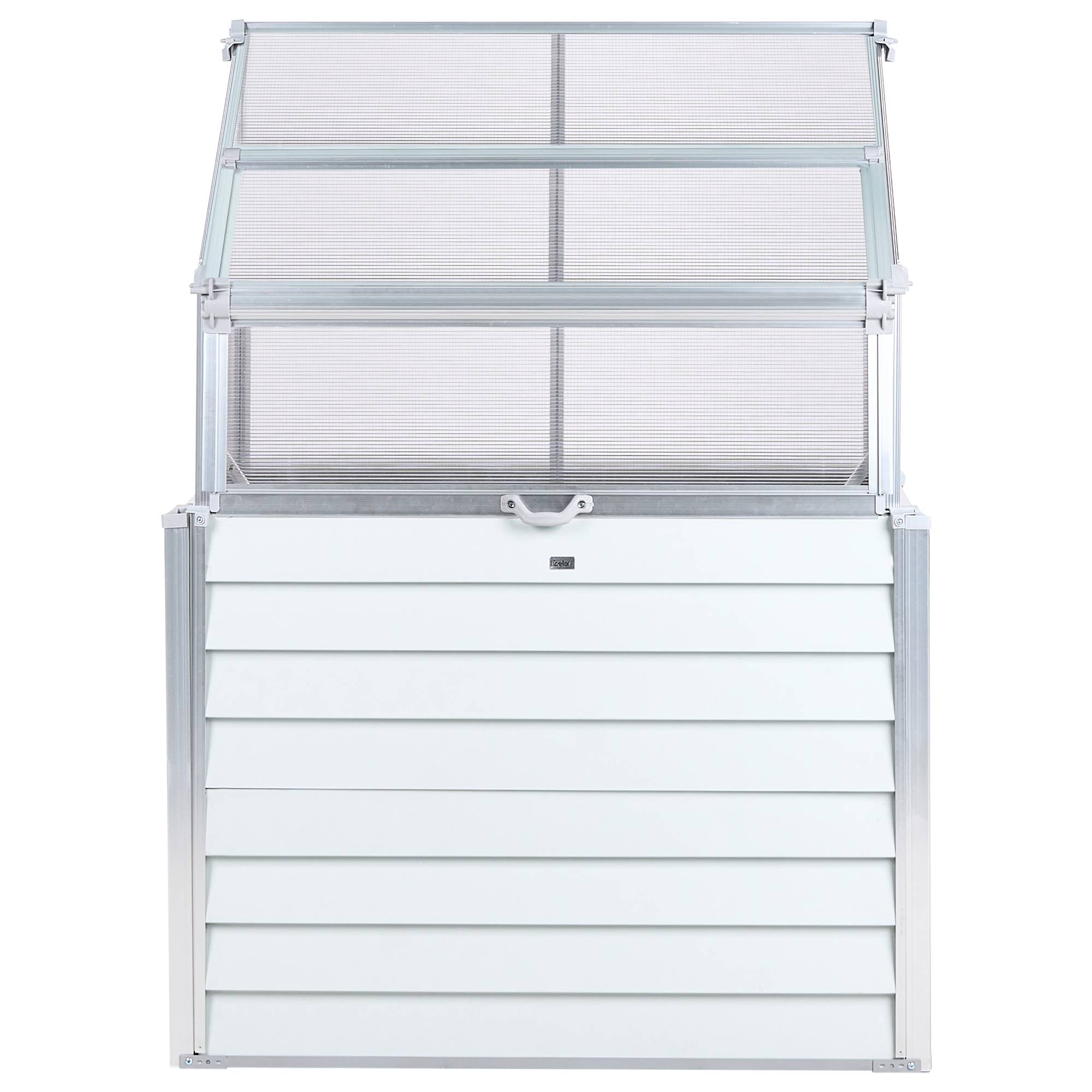Beliani - Serre de balcon Aluminium Blanc cassé NOVOLI - 120x62x166- Beliani - Image 6