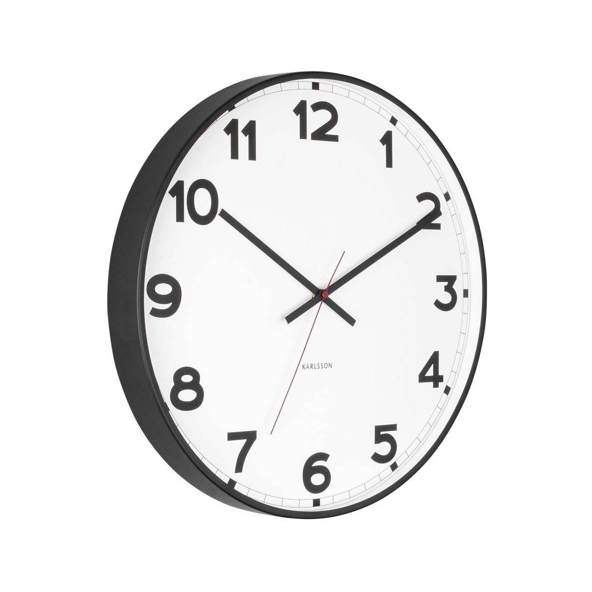 Karlsson - Horloge ronde en métal New classic 40 cm Karlsson - Imagen 1