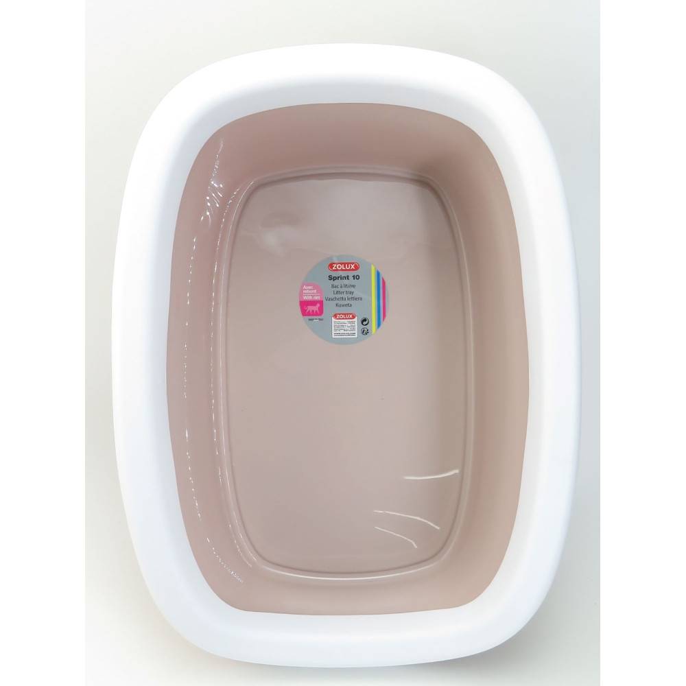 animallparadise - Bac a litière sprint 10 rose 31 x 43 x 14 h pour chat - Image 3