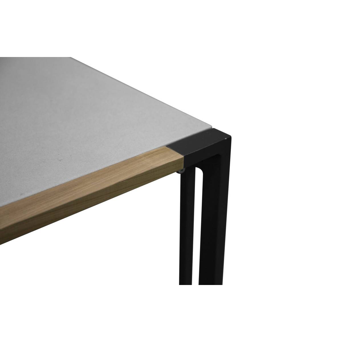 Paris Prix - Table de Jardin en Verre "Texas" 200cm Gris - Image 5