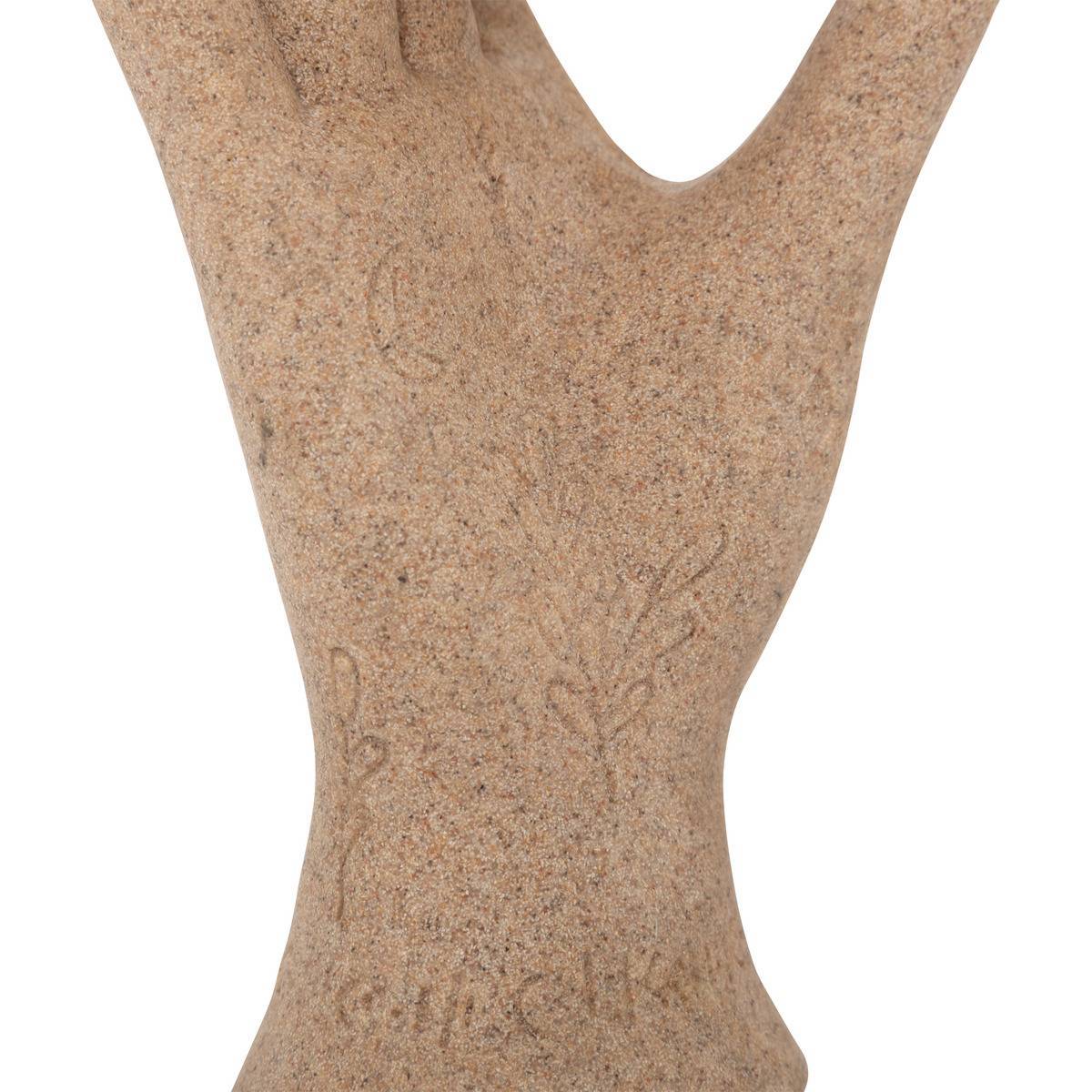 Atmosphera - Main déco Samina H.21cm résine assorti - Atmosphera Créateur d'intérieur - Imagen 3
