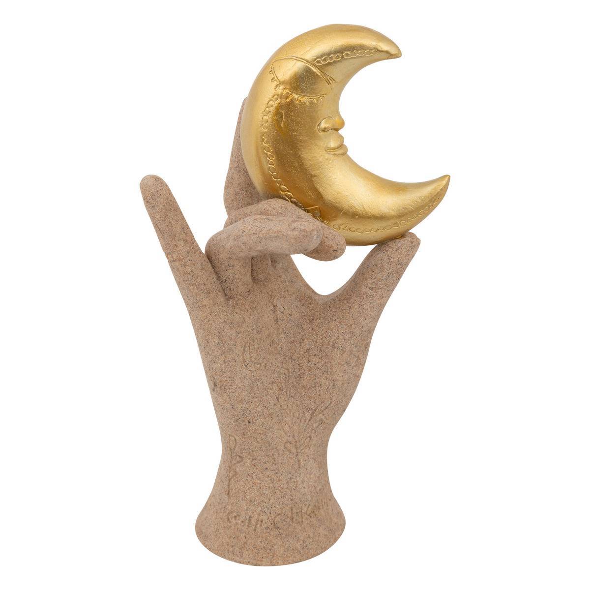 Atmosphera - Main déco Samina H.21cm résine assorti - Atmosphera Créateur d'intérieur - Imagen 1