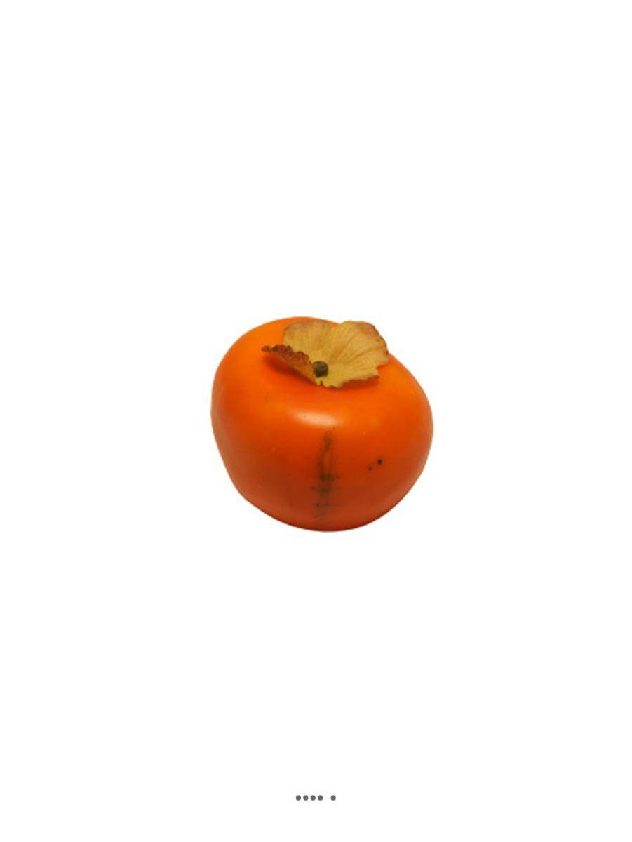 Artificielles - Kaki fruit artificiel 8 cm - Imagen 2