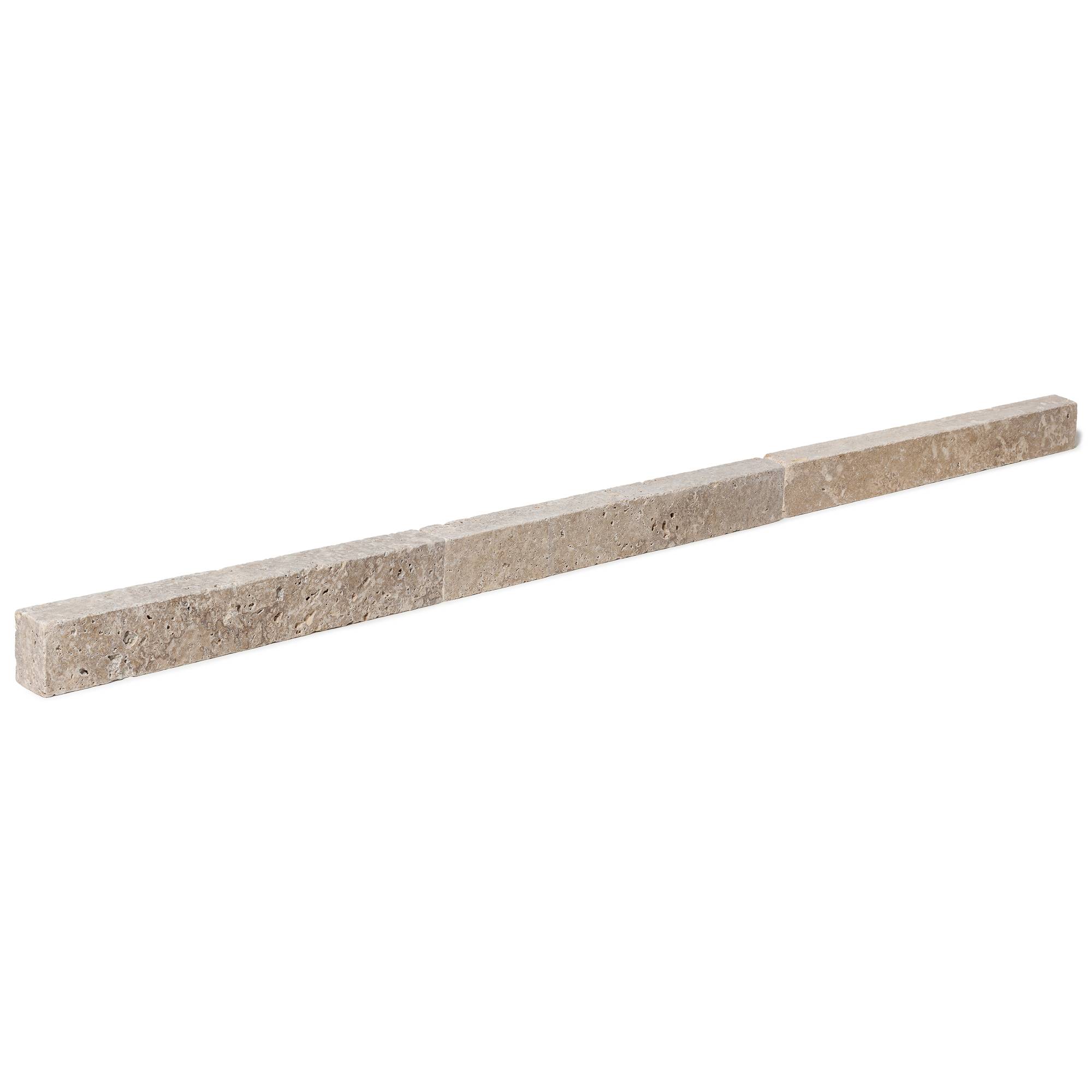 Bordure de jardin Travertin Beige Mix 50x7x5 cm (lot de 15 bordures soit 7,5 mètres) - RO'MA NATURE - Image 4