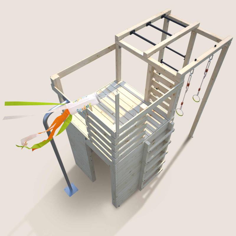 Soulet - Maisonnette en bois pour enfants et ado - Multi activités - Imagen 9