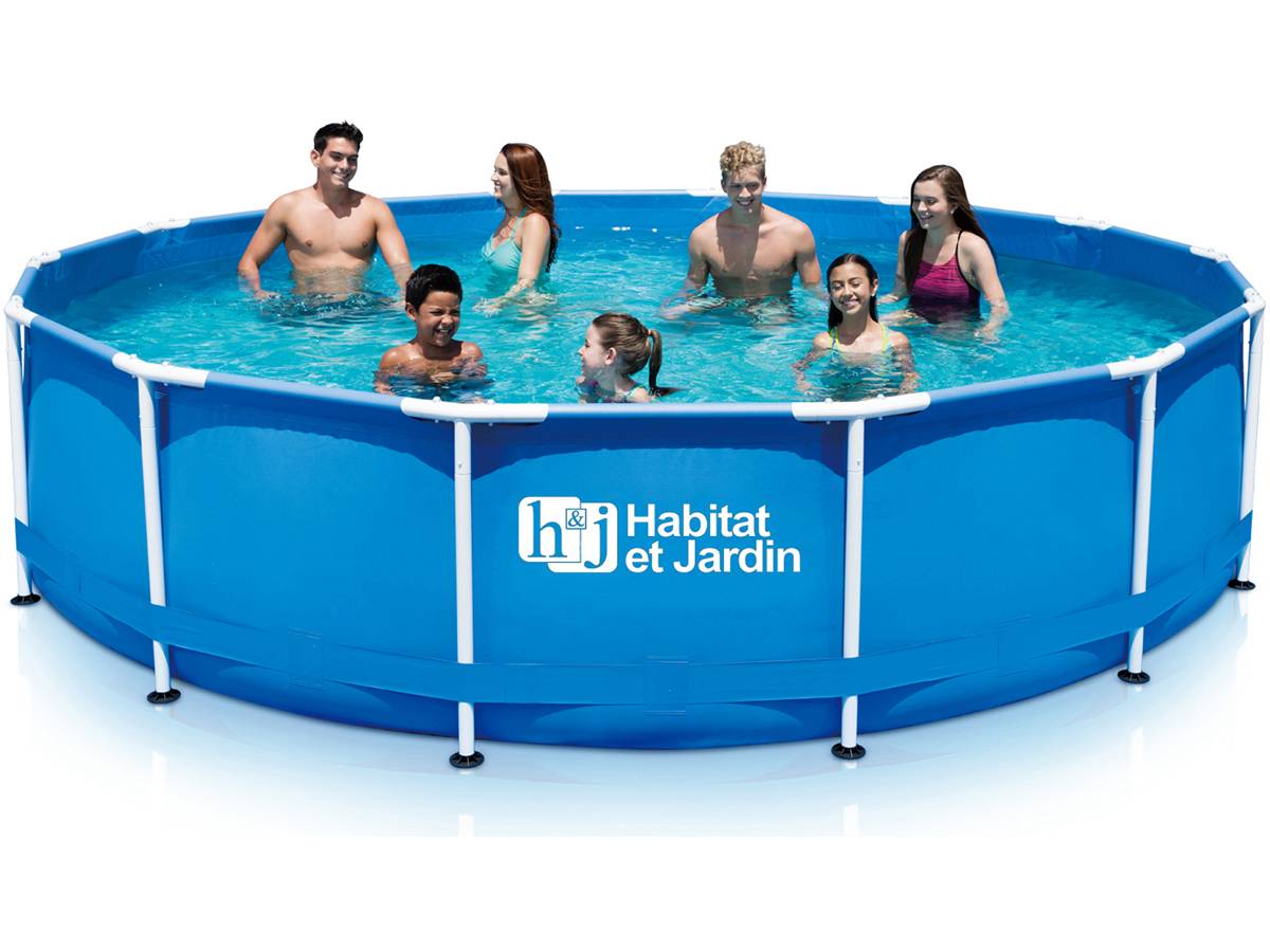 Habitat Et Jardin - Piscine Tubulaire - Feta 3 - ø 4,57 X 1,22m -habitat Et Jardin - Imagen 1