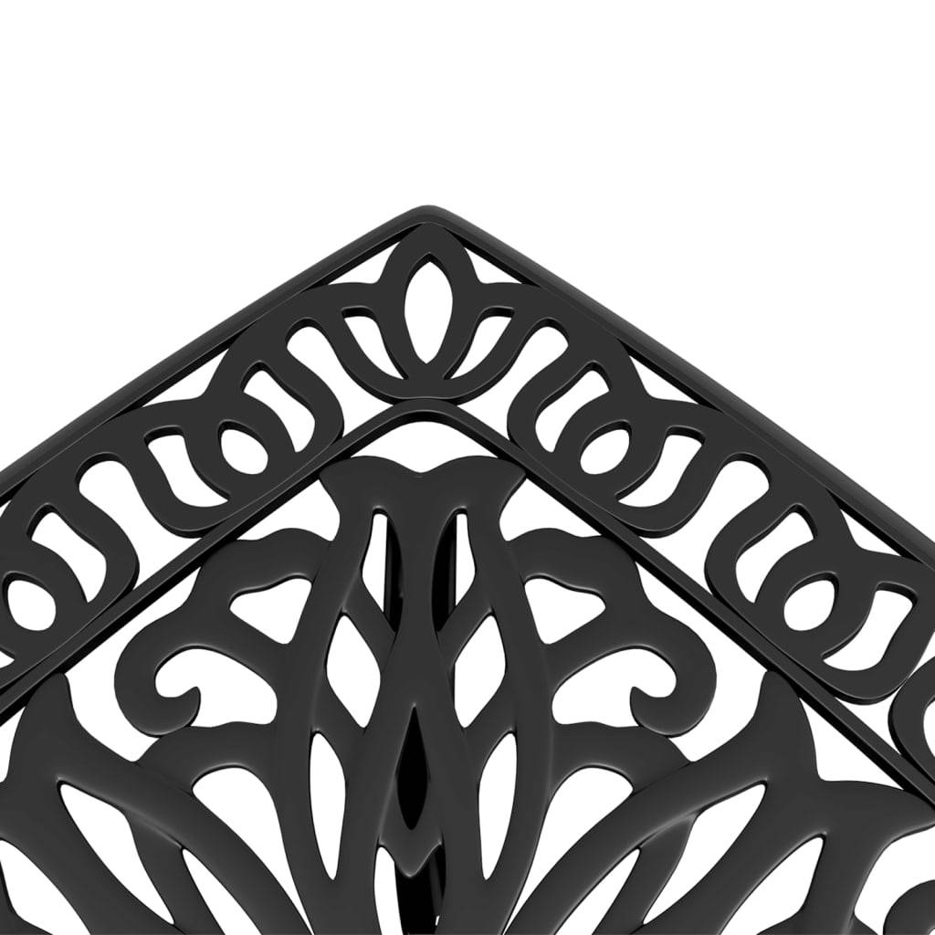 Table de jardin aluminium coulé noir 53 x 53 x 53 cm, Poids :4.55kg - PANGIVO - Image 9