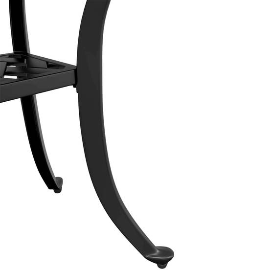 Table de jardin aluminium coulé noir 53 x 53 x 53 cm, Poids :4.55kg - PANGIVO - Image 10