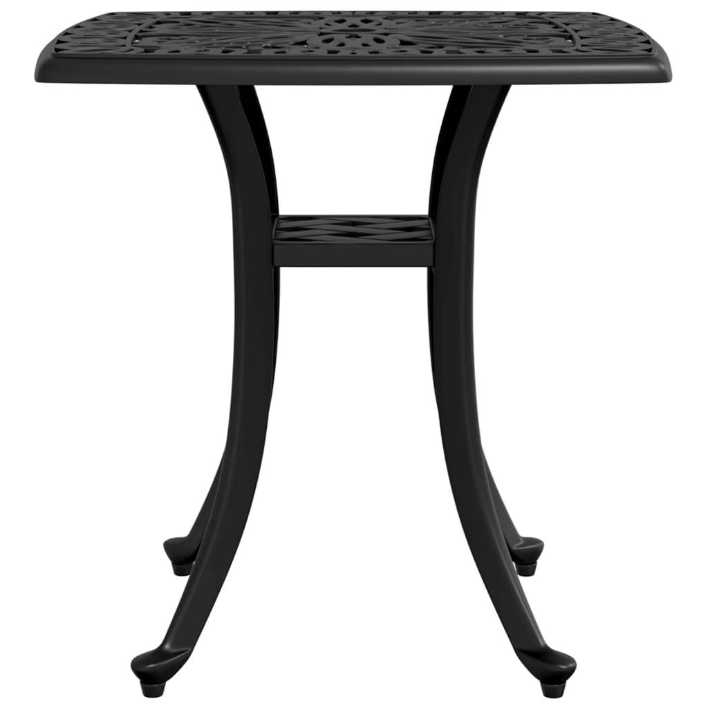 Table de jardin aluminium coulé noir 53 x 53 x 53 cm, Poids :4.55kg - PANGIVO - Image 6