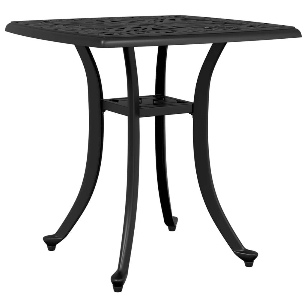Table de jardin aluminium coulé noir 53 x 53 x 53 cm, Poids :4.55kg - PANGIVO - Image 7