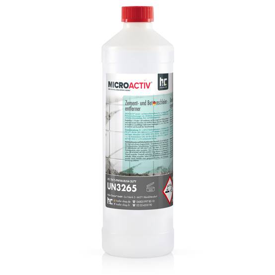 1 L de Microactiv® nettoyant pour voile de ciment et béton en bouteille x 1 - Image 1