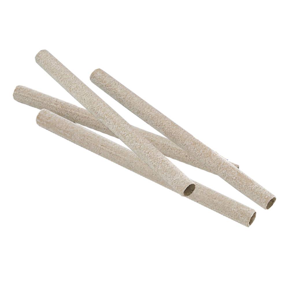 Flamingo - 4 Cubiertas de perchas arenadas beige 4 piezas de 19 cm, para aves - Imagen 4