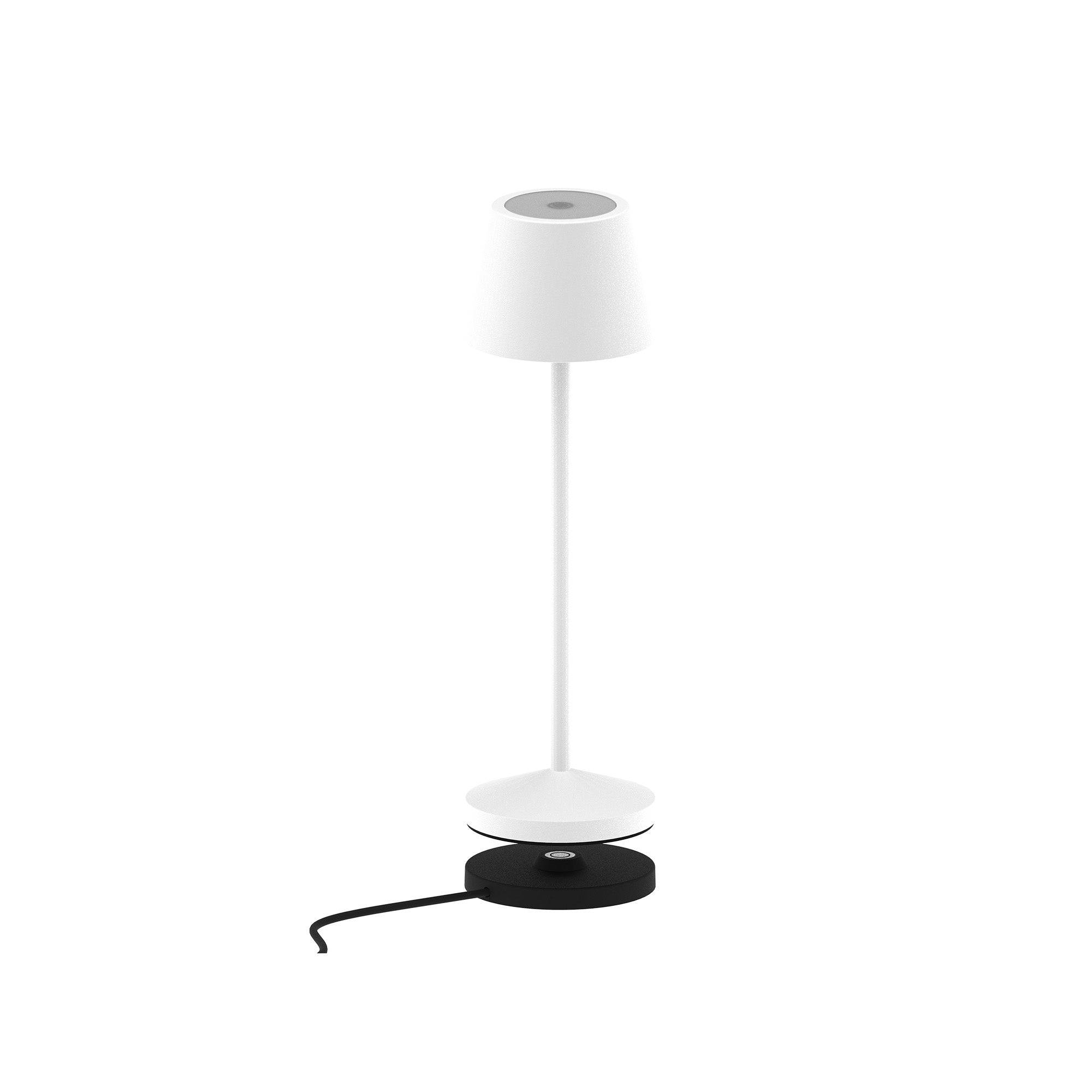 Lumisky - Lampe de table sans fil EMILY Blanc H25cm - Imagen 9