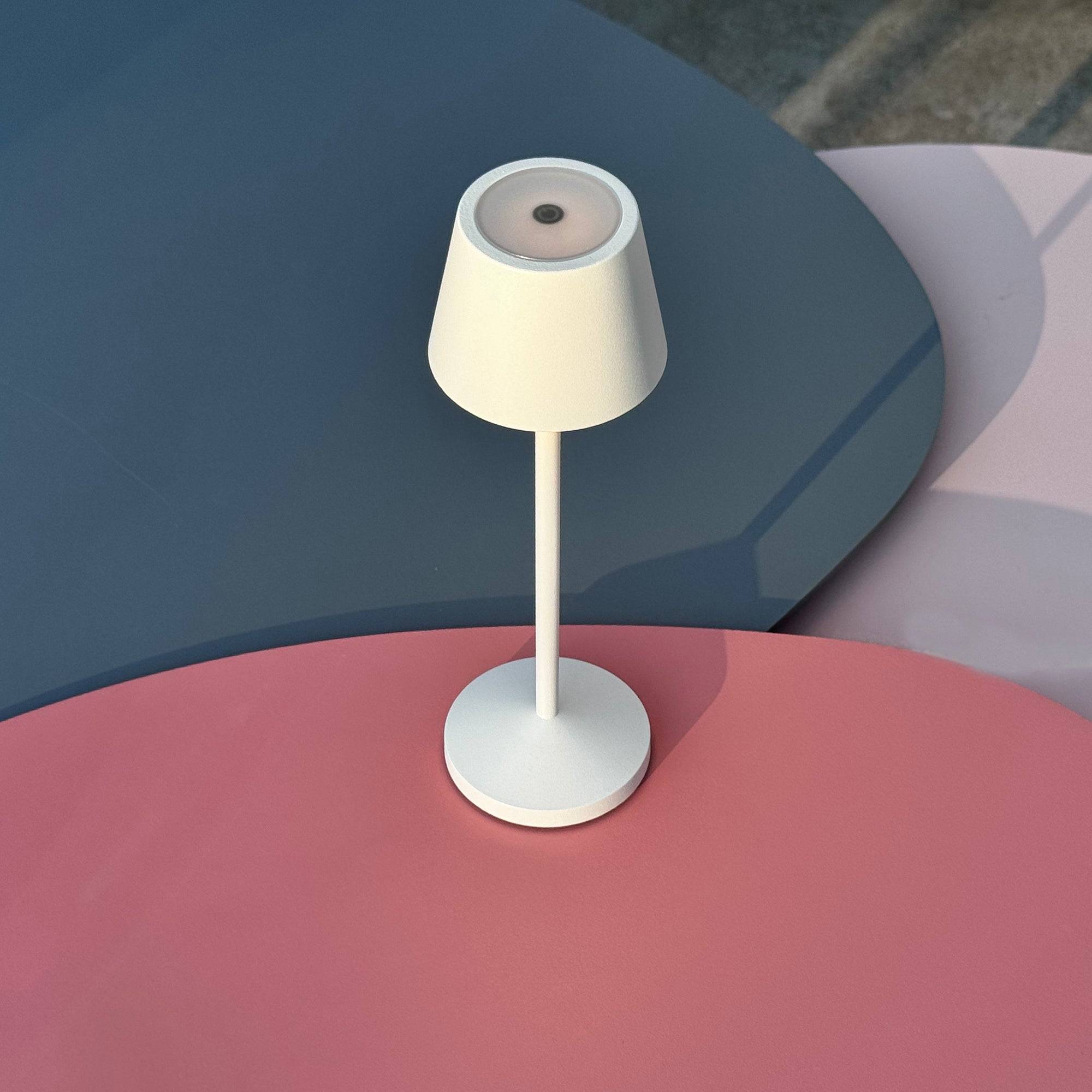 Lumisky - Lampe de table sans fil EMILY Blanc H25cm - Imagen 7