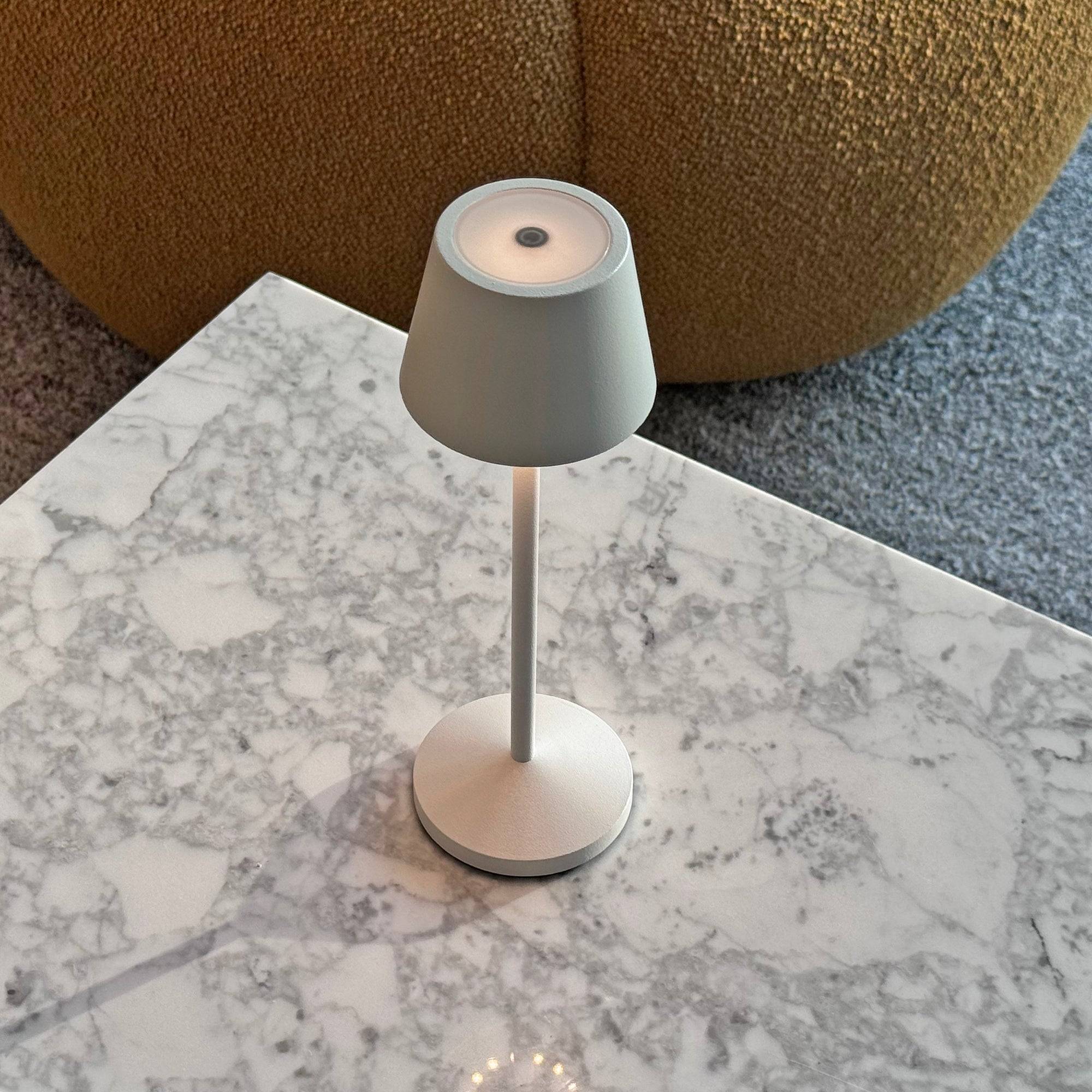 Lumisky - Lampe de table sans fil EMILY Blanc H25cm - Imagen 6