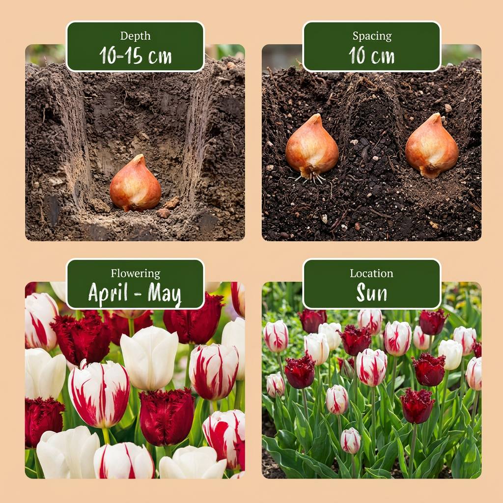La Green Touch - Tulipe triomphe Dutch Design - 15 bulbes - calibre 11/12 - Image 4