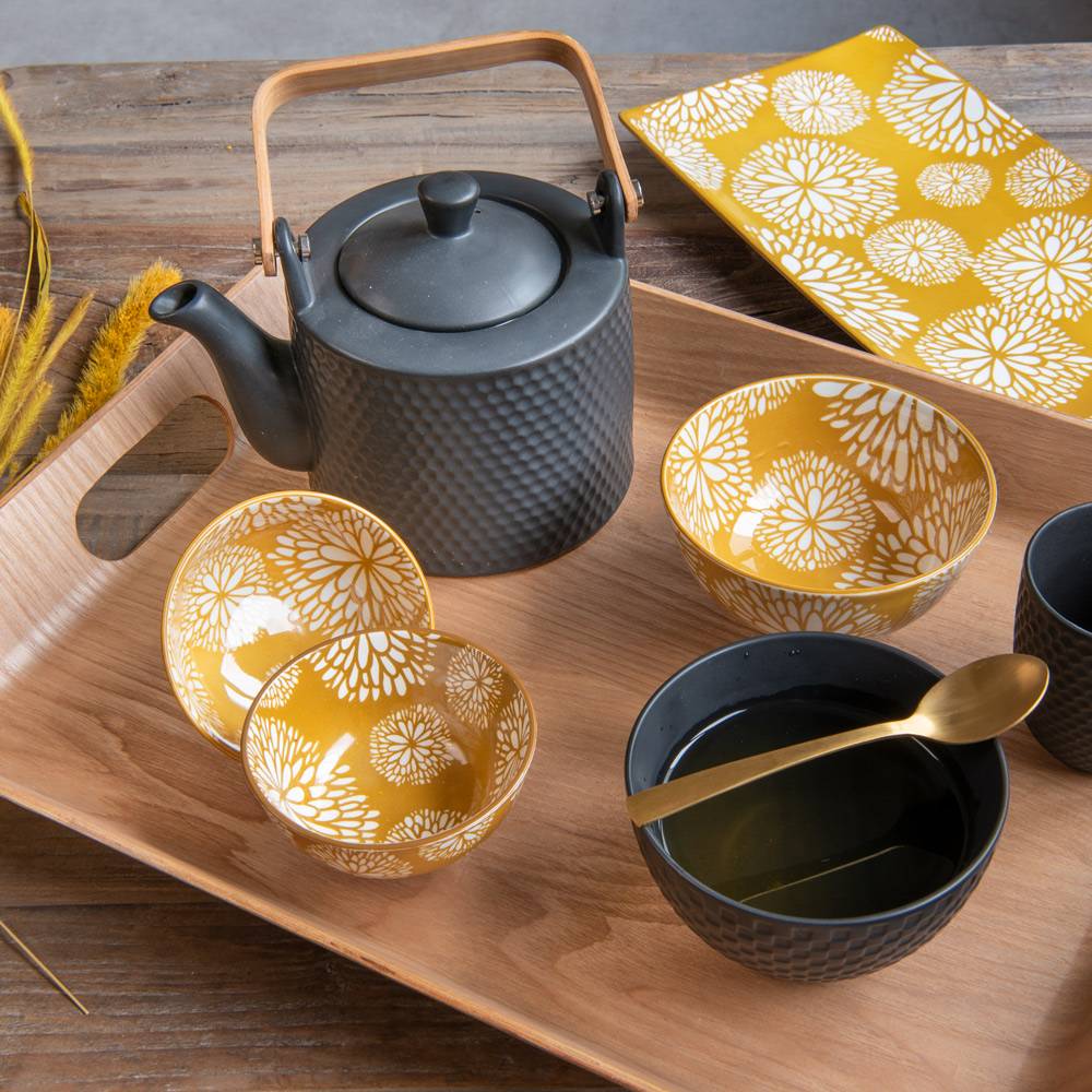 Table Passion - Coffret théière Snow black mat 0,8 l (1 modèle aléatoire) - Imagen 3