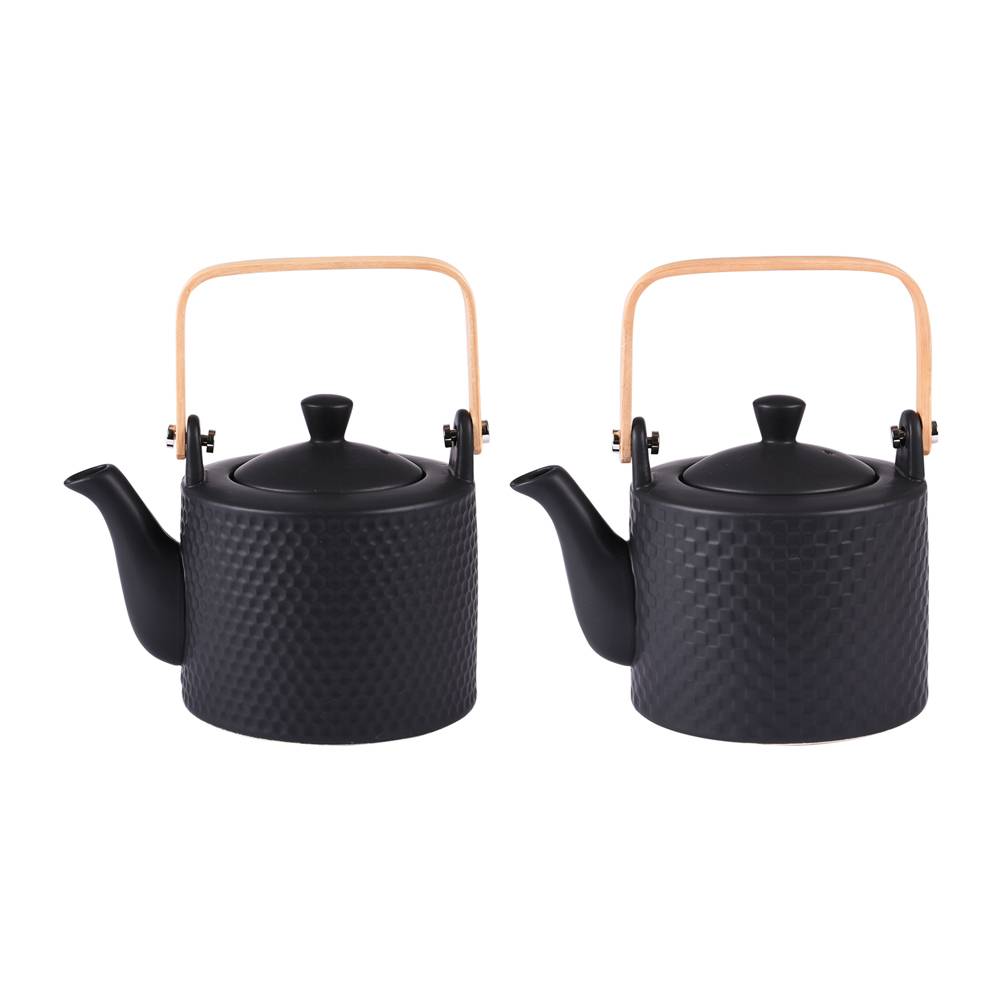 Table Passion - Coffret théière Snow black mat 0,8 l (1 modèle aléatoire) - Imagen 1