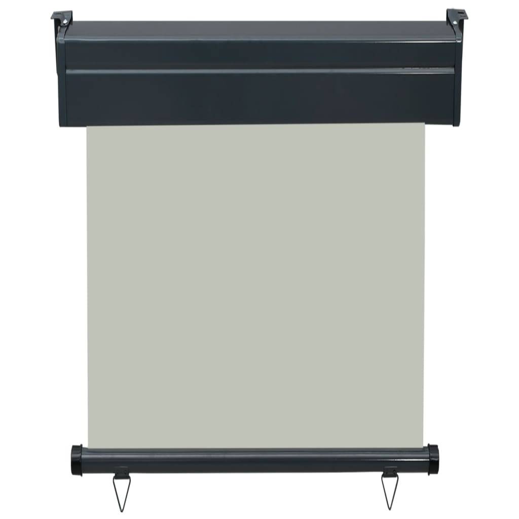Helloshop26 - Auvent paravent store brise-vue latéral rétractable de patio jardin terrasse balcon protection visuelle écran 60 x 250 cm gris - Imagen 4