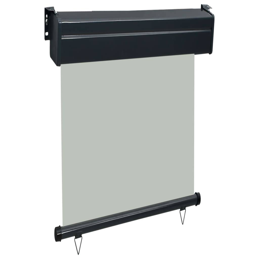 Helloshop26 - Auvent paravent store brise-vue latéral rétractable de patio jardin terrasse balcon protection visuelle écran 60 x 250 cm gris - Imagen 3