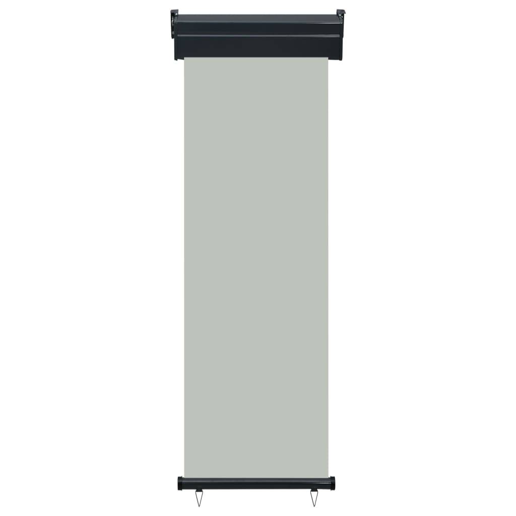 Helloshop26 - Auvent paravent store brise-vue latéral rétractable de patio jardin terrasse balcon protection visuelle écran 60 x 250 cm gris - Imagen 2