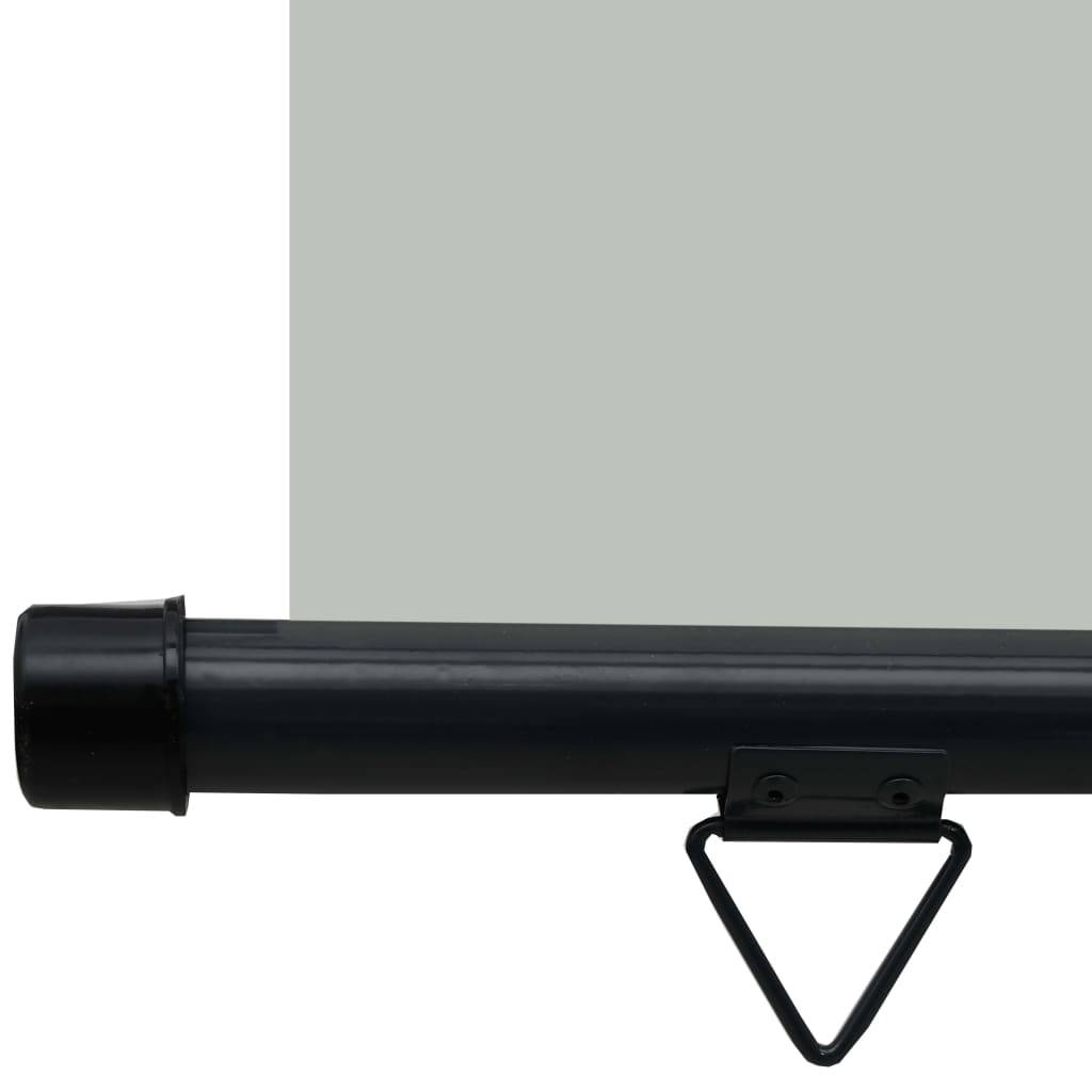 Helloshop26 - Auvent paravent store brise-vue latéral rétractable de patio jardin terrasse balcon protection visuelle écran 60 x 250 cm gris - Imagen 7
