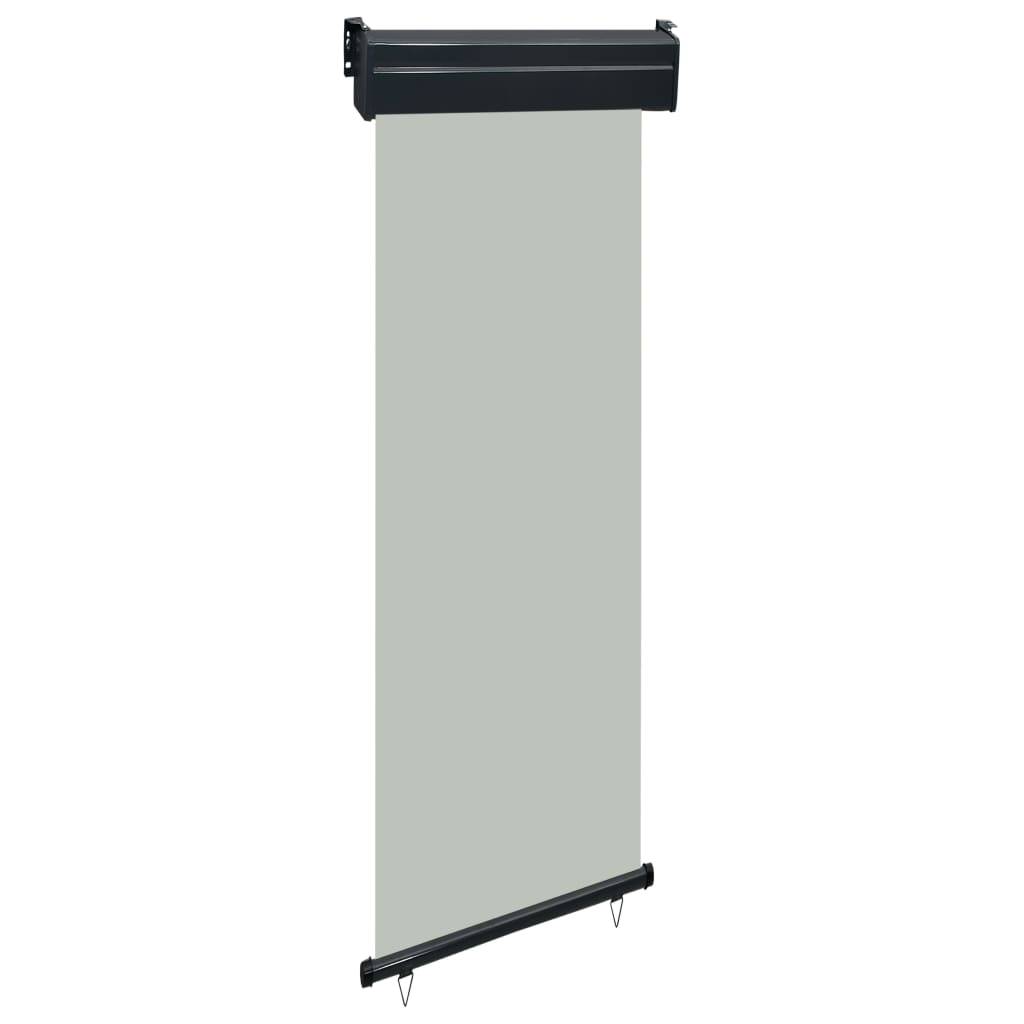 Helloshop26 - Auvent paravent store brise-vue latéral rétractable de patio jardin terrasse balcon protection visuelle écran 60 x 250 cm gris - Imagen 1