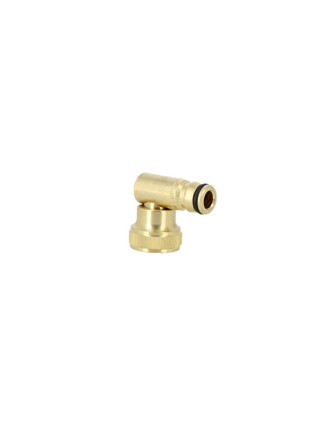 Nez de robinet articulé laiton 3/4'' - embout rapide 15 mm - Image 2