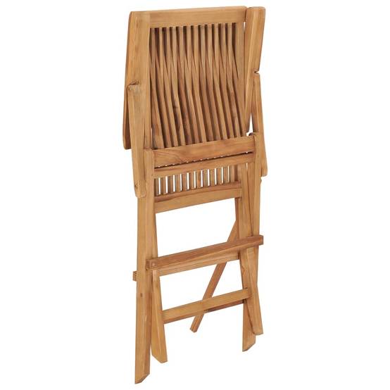 Chaises de jardin teck blanc crème 55 x 60 x 89 cm - PANGIVO - Image 6