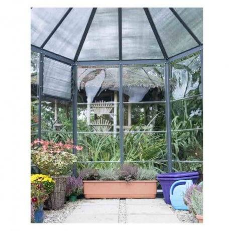 Canopia - Serre de jardin hexagonale en polycarbonate Oasis 3,8 m² - Image 3