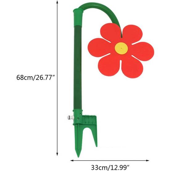 0 - Arroseur fleur dansant - Pour pelouse et jardin - Ajustable et facile à installer - Image 4