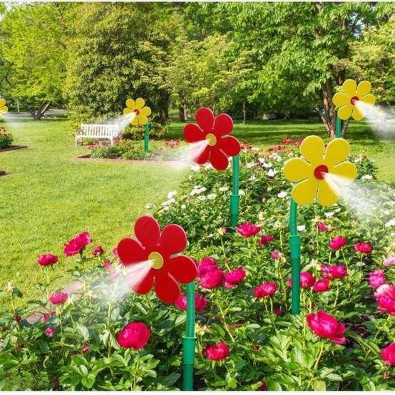 0 - Arroseur fleur dansant - Pour pelouse et jardin - Ajustable et facile à installer - Image 5