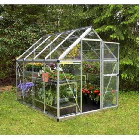 Canopia - Serre de jardin en polycarbonate Harmony  4,50 m², Couleur Vert, Ancrage au sol Oui - Imagen 1