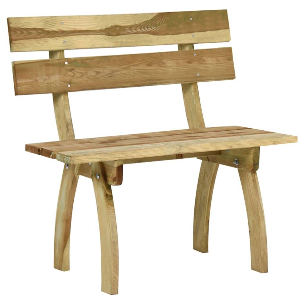 Maison Chic - Banc de jardin - Banc d'extérieur - Banquette 110 cm bois de pin imprégné - Imagen 2