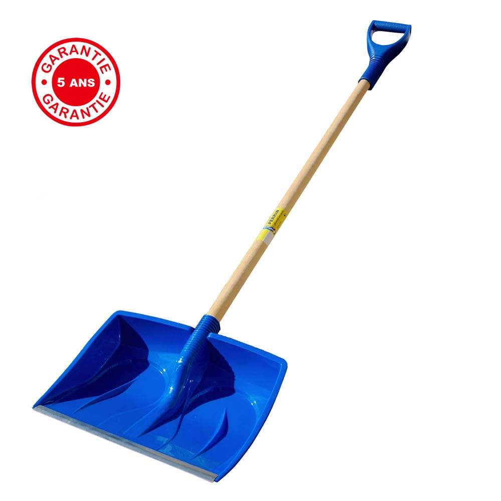 Outils Perrin - Pelle à neige et poussoir polypro 500x380 cm manche poignée plastique,pour le déneigement Outils Perrin