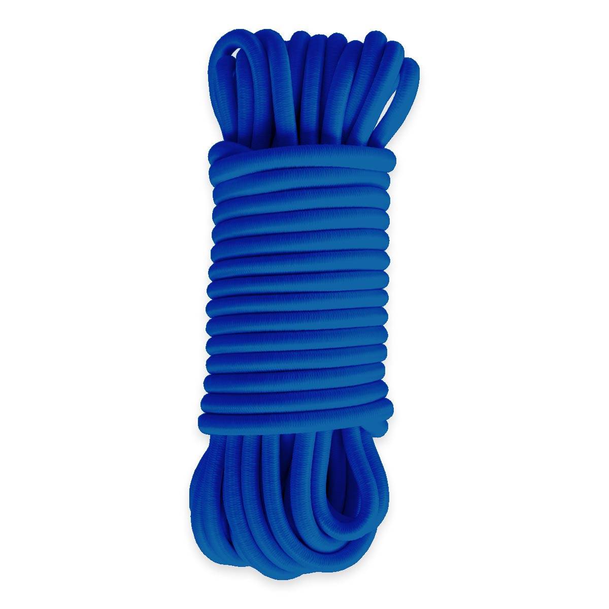 Sandow élastique Bleu 15 mètres 9SW - Qualité PRO - Tendeur pour bâche de diamètre 9 mm TECPLAST - Image 1