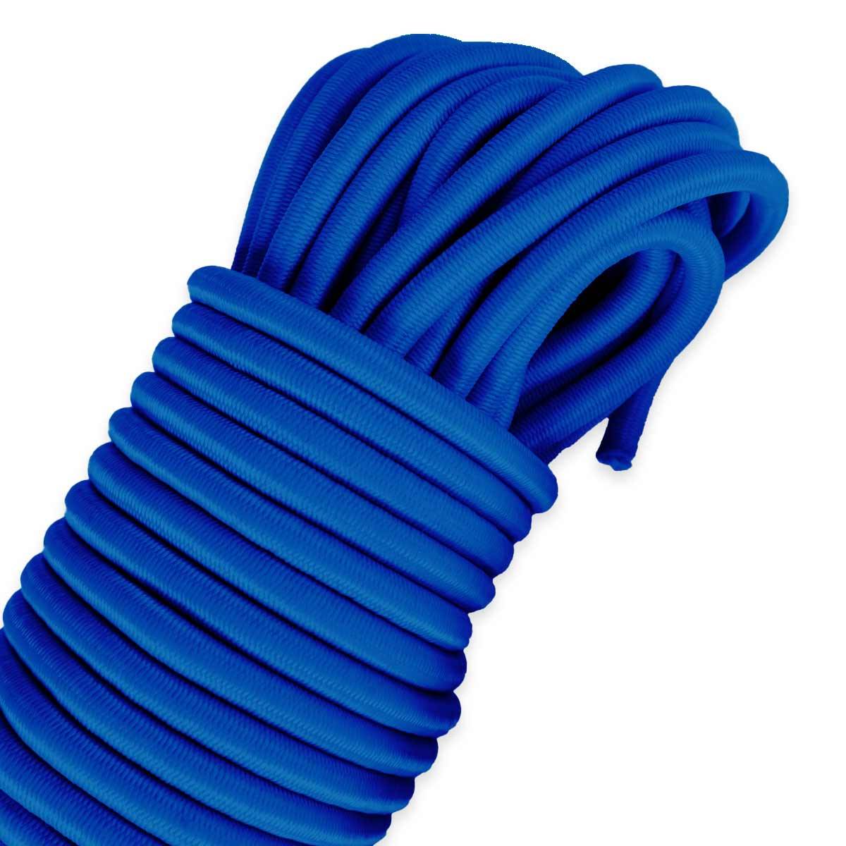 Sandow élastique Bleu 15 mètres 9SW - Qualité PRO - Tendeur pour bâche de diamètre 9 mm TECPLAST - Image 6