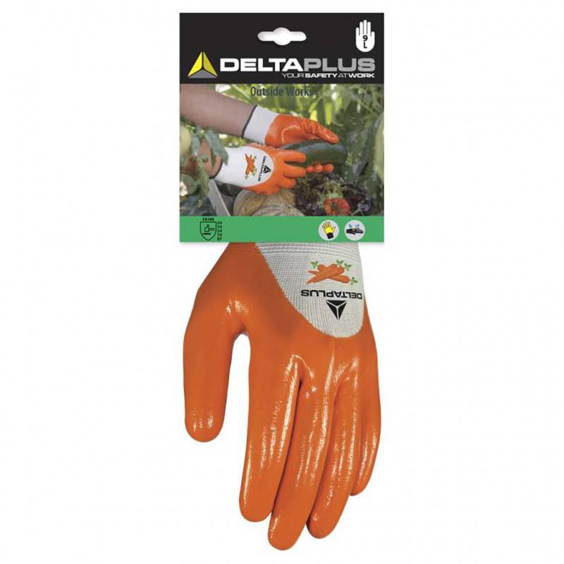 Delta Plus - Gant Nitrile Orange 7 Protection Nitrile Adhérente - Delta Plus - Image 4