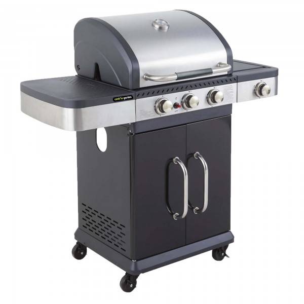 Cook in Garden - Barbecue à gaz 3 brûleurs 11,5 kW avec desserte pour 10 personnes FIDGI 3 Cook’in Garden - Imagen 2