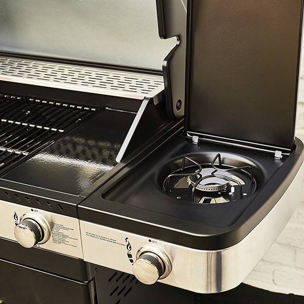 Cook in Garden - Barbecue à gaz 3 brûleurs 11,5 kW avec desserte pour 10 personnes FIDGI 3 Cook’in Garden - Imagen 8