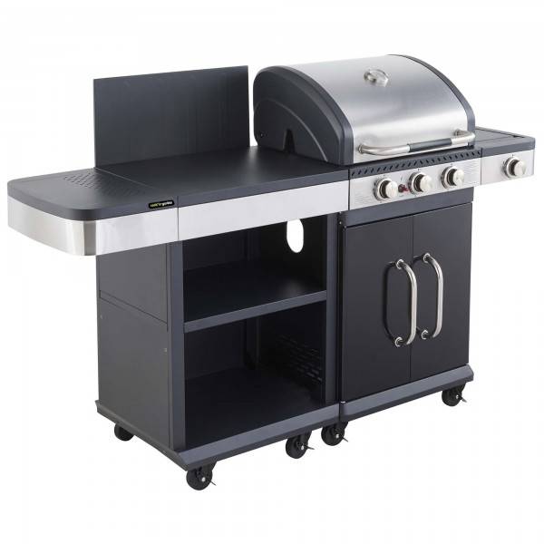 Cook in Garden - Barbecue à gaz 3 brûleurs 11,5 kW avec desserte pour 10 personnes FIDGI 3 Cook’in Garden - Imagen 1