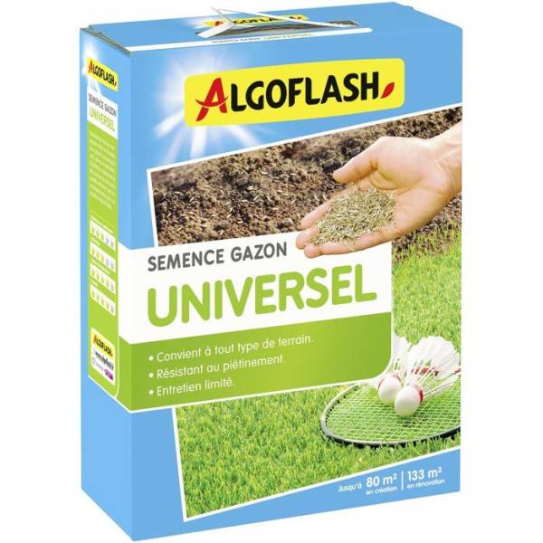 Algoflash - Semences gazon - ALGOFLASH - Universel - 2 kg