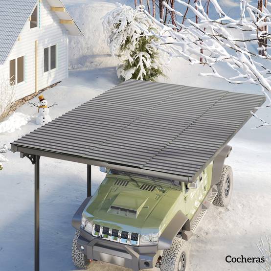ComfortXL - Lot de 12 panneaux toit acier galvanisé protection intempéries abris serres gris clair - ComfortXL Outdoor Living - Image 9