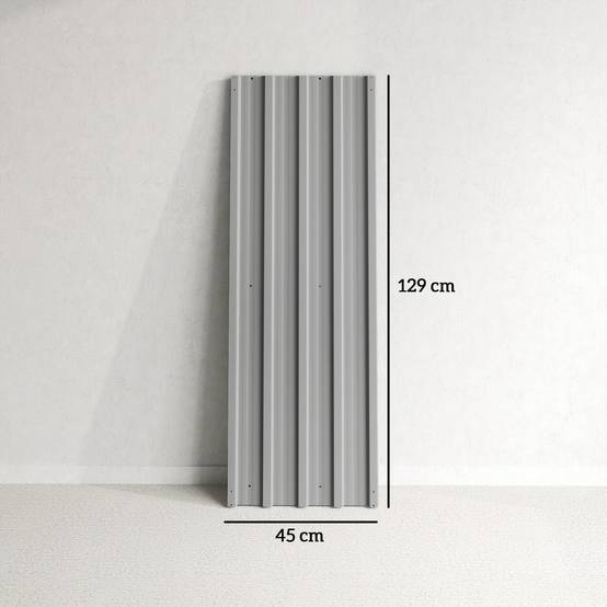 ComfortXL - Lot de 12 panneaux toit acier galvanisé protection intempéries abris serres gris clair - ComfortXL Outdoor Living - Image 5